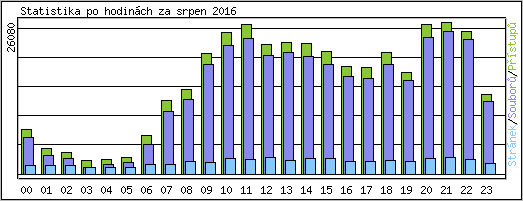 Statistika po hodinch