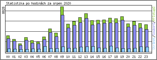 Statistika po hodinch